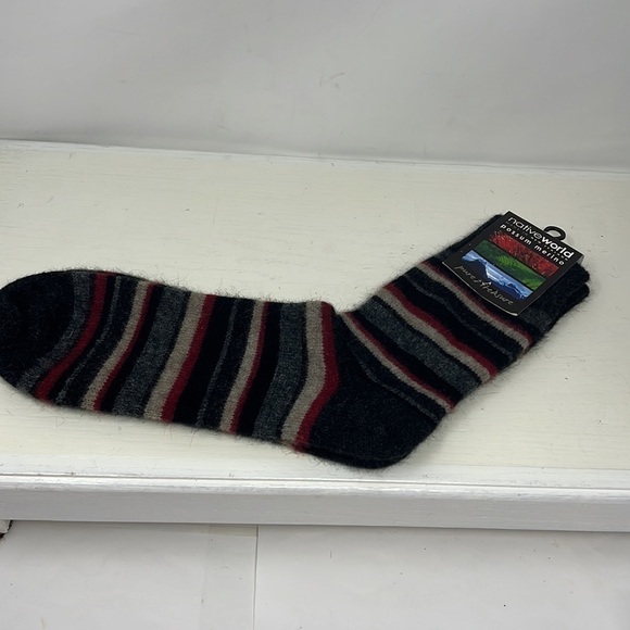Native World Men’s Sz L (9-11.5) Possum Merino Socks - New - Picture 4 of 4